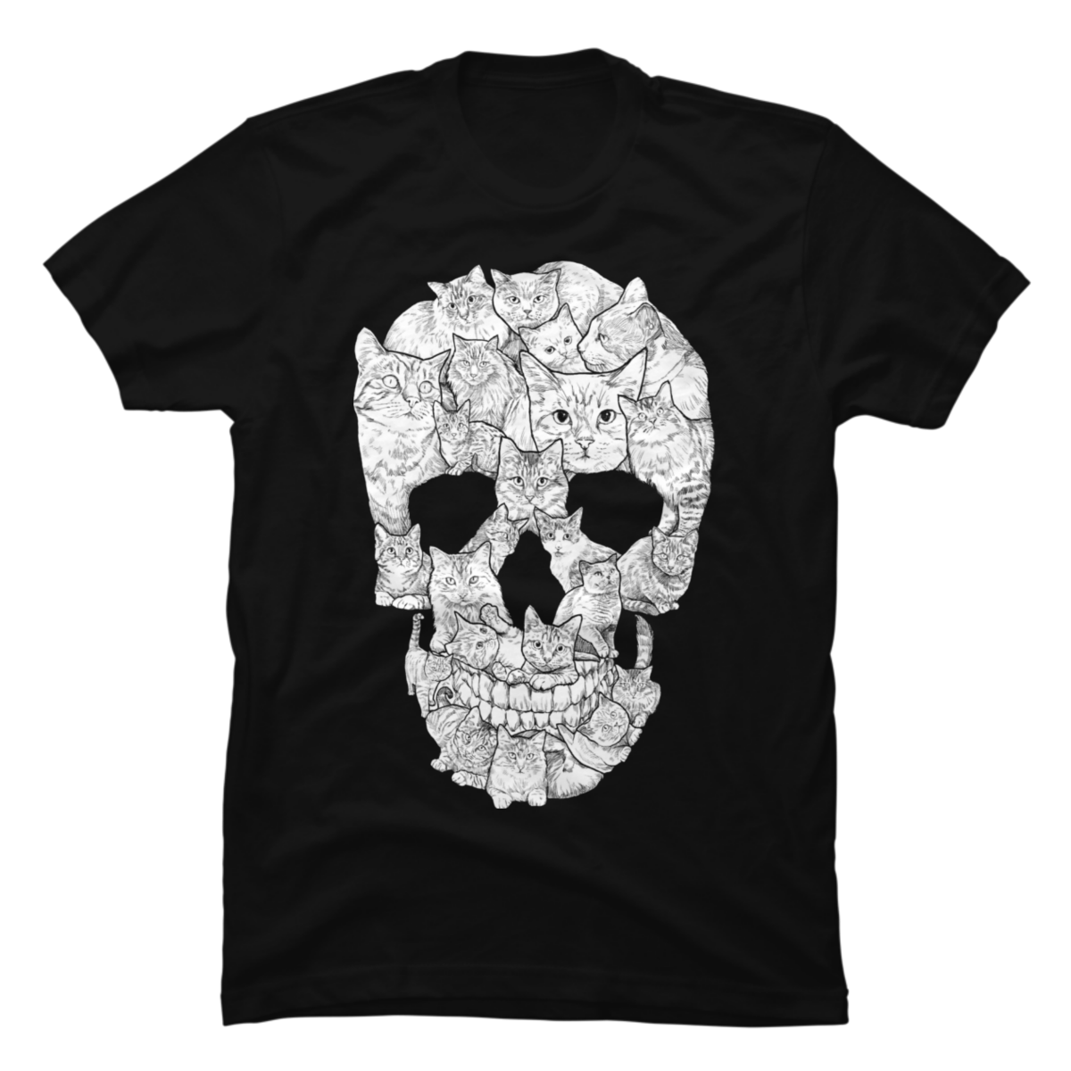 cat skull shirt cat skull shirt